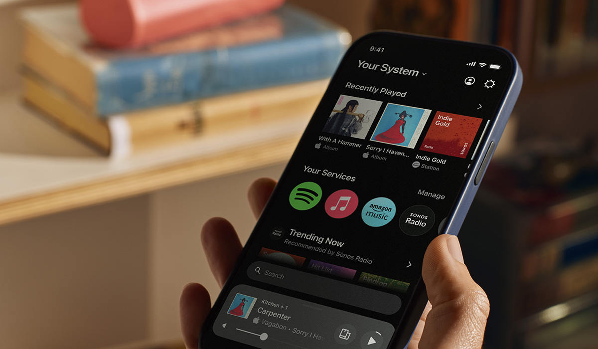 La aplicación Sonos está recibiendo un importante rediseño con una pantalla de inicio para controlarlos a todos